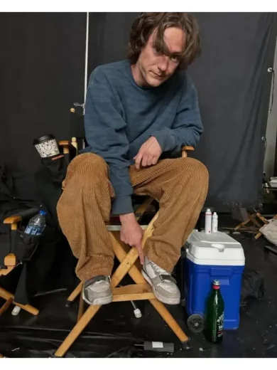 Lewis Pullman Thunderbolts Blue Striped Sweatshirt