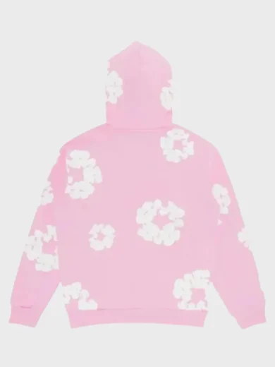 Tears Denim Pink Hoodie