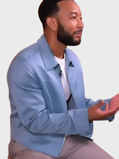 John Legend's Blue Jacket at Access Hollywood 2024