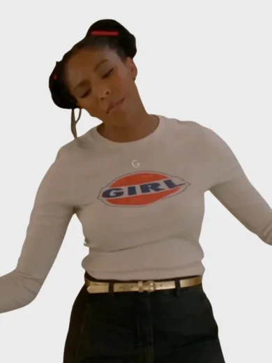 Shrinking Jessica Williams 90s Girl White T-Shirt