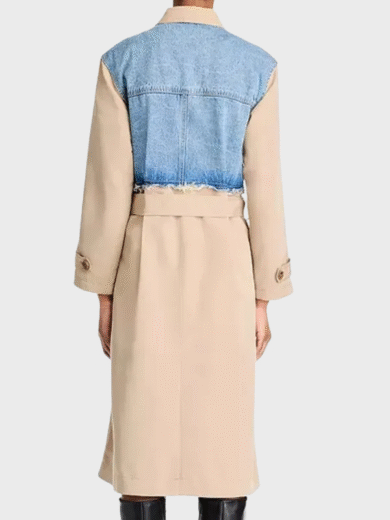 Denim Coat Access Daily 2025 Zuri Hall Khaki