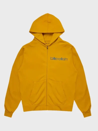 Tour Zip Billie Yellow Hoodie