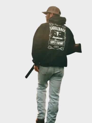 Western Black Hoodie