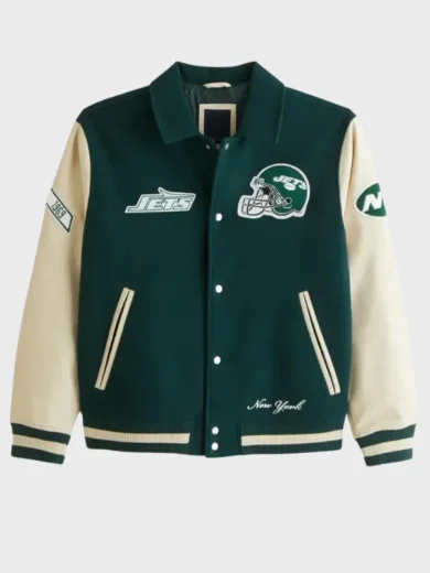 Abercrombie New York Jets Varsity Jacket