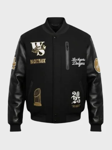 Series 2025 Back To Back Dodgers World Varsity Jacket