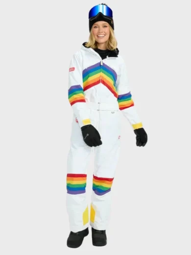 Retro Rainbow Women's Snow Suit