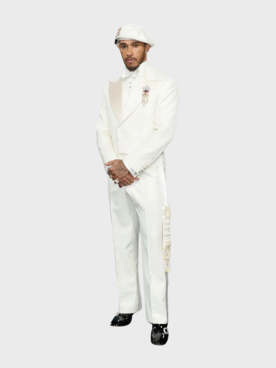 Met Gala 2025 Lewis Hamilton White Suit