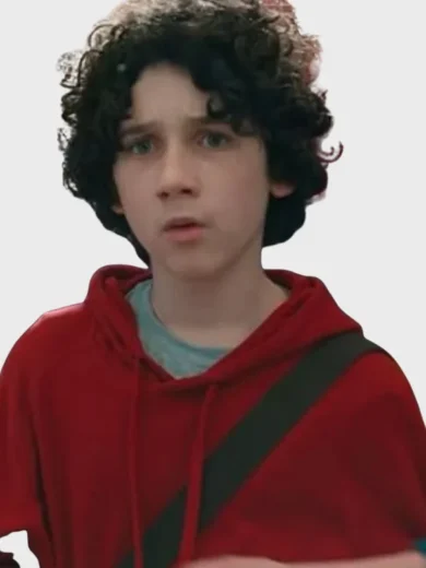 A Minecraft Movie Sebastian Eugene Hansen Red Hoodie