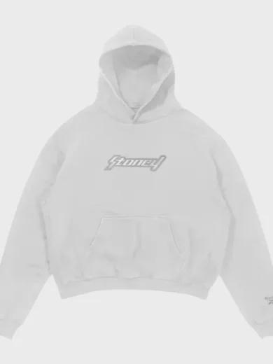 White Iverson Post Malone Hoodie
