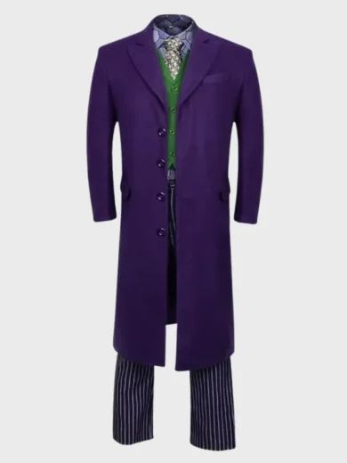Joker The Dark Knight Trench Coat