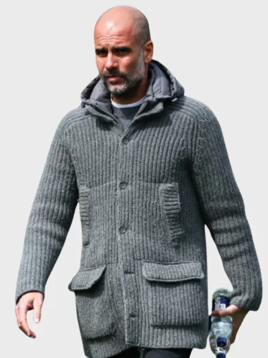 Pep Guardiola Grey Cardigan