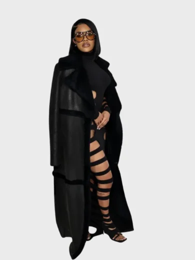 Teyana Taylor CFDA Fashion Awards 2024 Shearling Long Coat