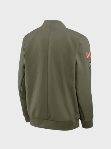 San Francisco 49ers Salute to Service Bomber Jacket 2025