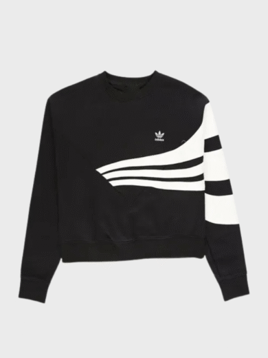 Rachel Lindsay's Sweatshirt Black and White Stripe Access Daily 2025