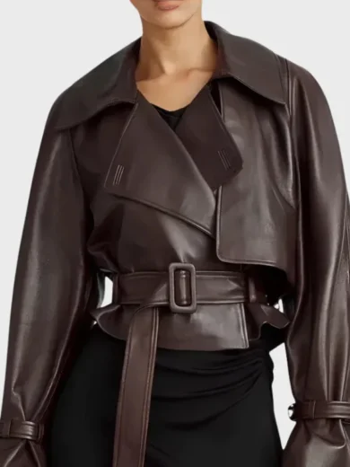 Leather Dupe Nour Hammour Jacket