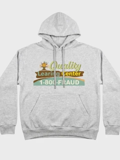 Quality Learing Center Nick Shirley Grey Hoodie