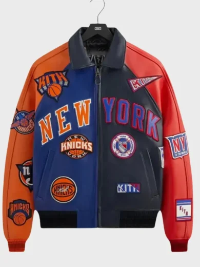 Knicks Avirex X Kith New York Leather Jacket