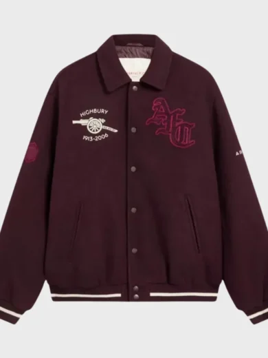 Classics Records Arsenal Red Varsity Jacket