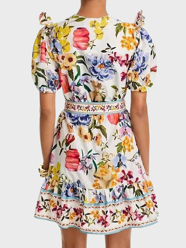 Mini Dress Access Daily Debbie Matenopoulos Floral