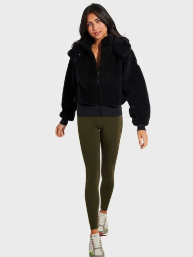 Foxy Teddy Zip Up Hooded Sports Jacket