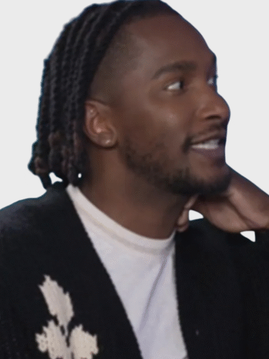 Scott Evans's Floral Cardigan on Access Daily 2025