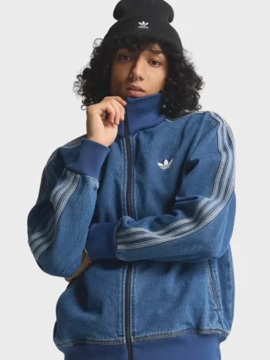 Adidas Adicolor Denim Firebird Track Jacket