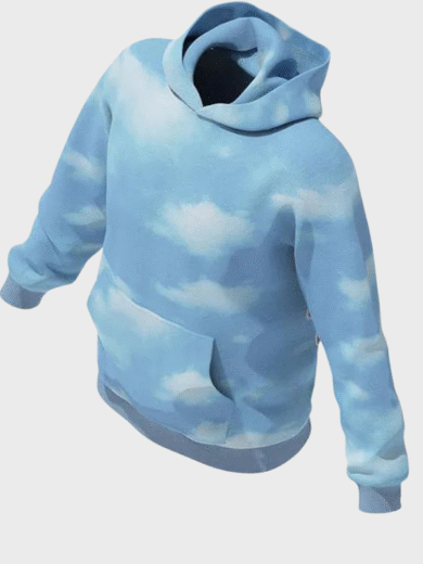 Print Drake Cloud Hoodie