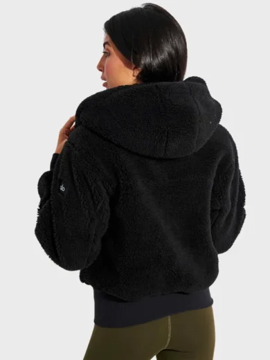 Foxy Teddy Zip Up Hooded Sports Jacket