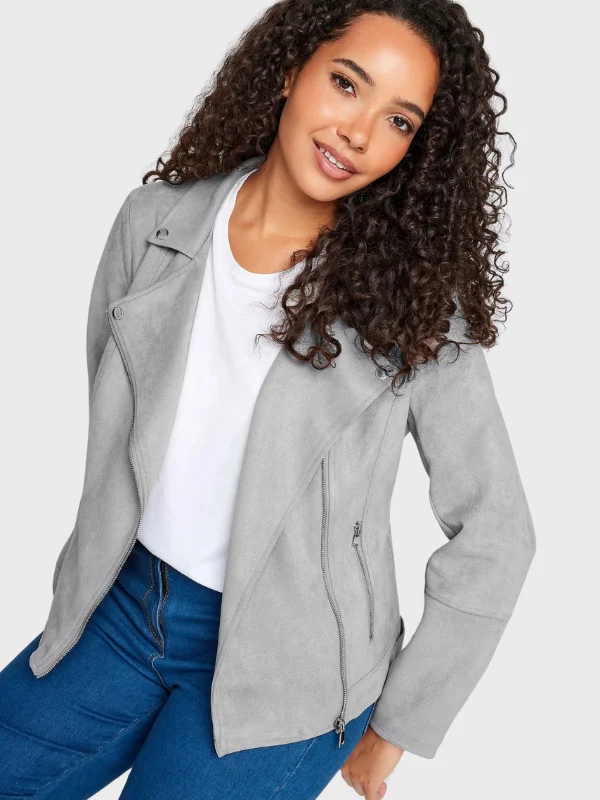 Suede Leather Ladies Jackets