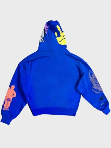 Drake Blue Fleece Pullover Hoodie