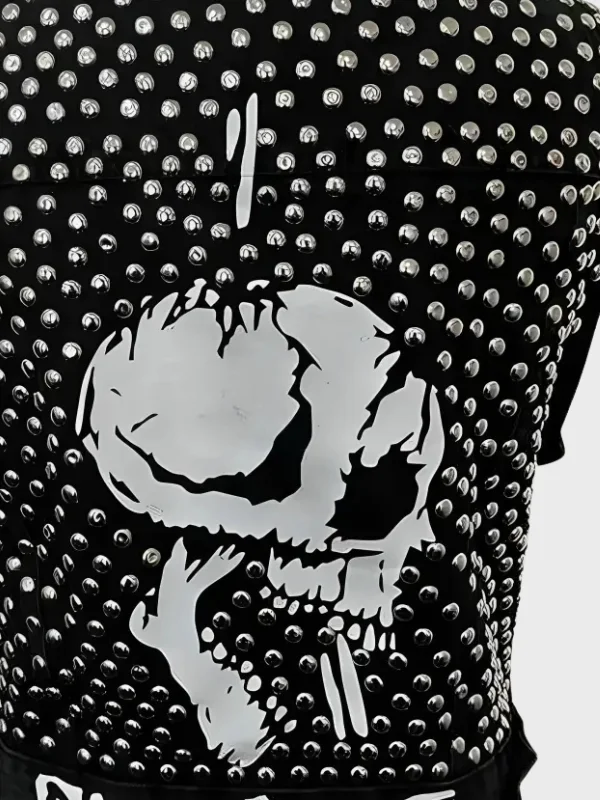 Studded Jean Juice World Black Vest