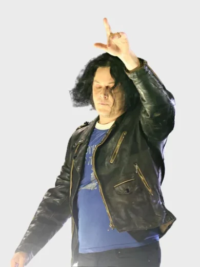 Jack White Halftime Show Leather Jacket