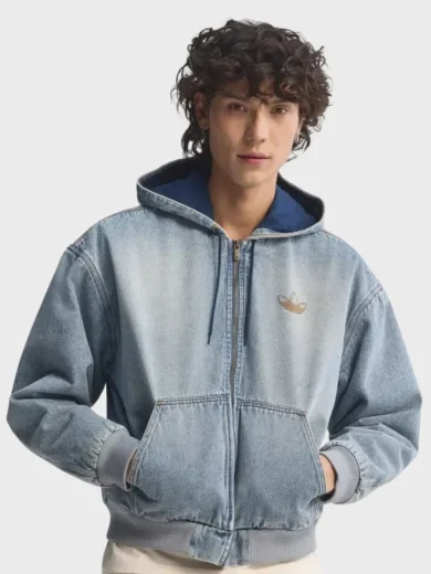 Adidas Denim Padded Jacket