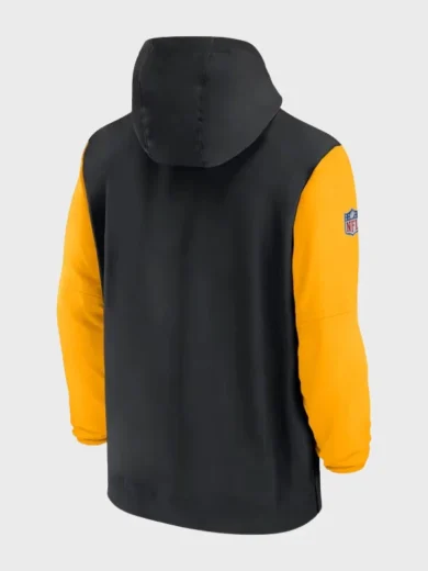 Pre-Game Half-Zip Pittsburgh Steelers Sideline Hoodie Jacket