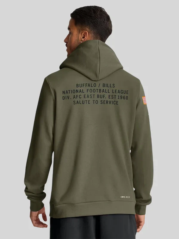 Buffalo Bills Salute to Service Hoodie 2025