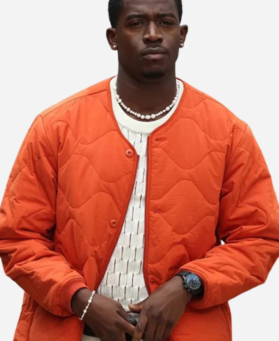 F1 The Movie Damson Idris Orange Jacket