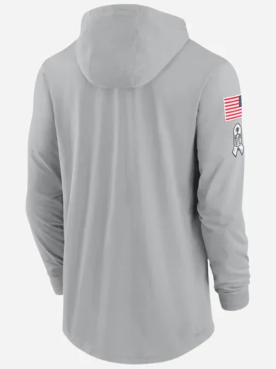 Salute to Service Detroit Lions 2024 Hooded T-Shirt