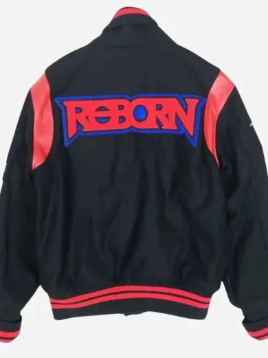 Varsity Black Kavinsky Reborn Jacket