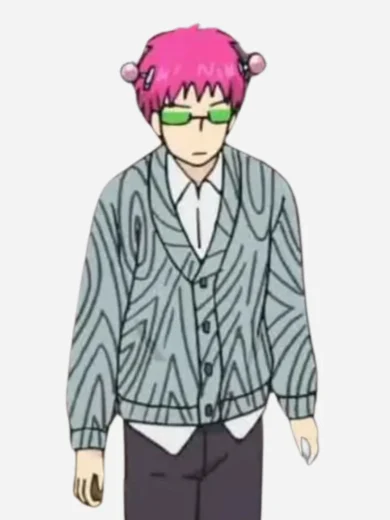 Kusuo The Disastrous Life Of Saiki K Saiki Zebra Cardigan