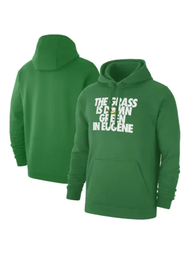 Oregon Ducks Grass Is Green Hoodie