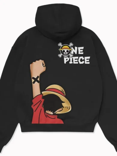 One Piece Black Hoodie
