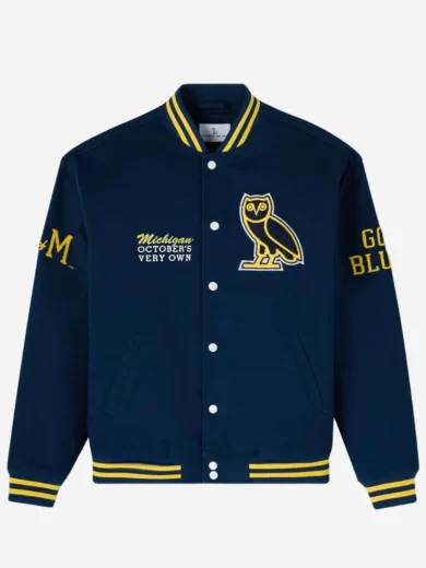 Michigan Wolverines OVO Varsity Jacket