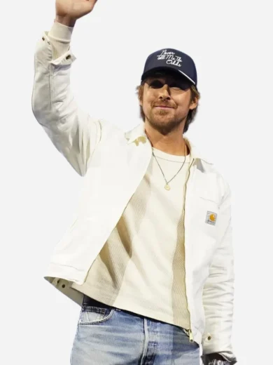 Carhartt White Ryan Gosling Jacket