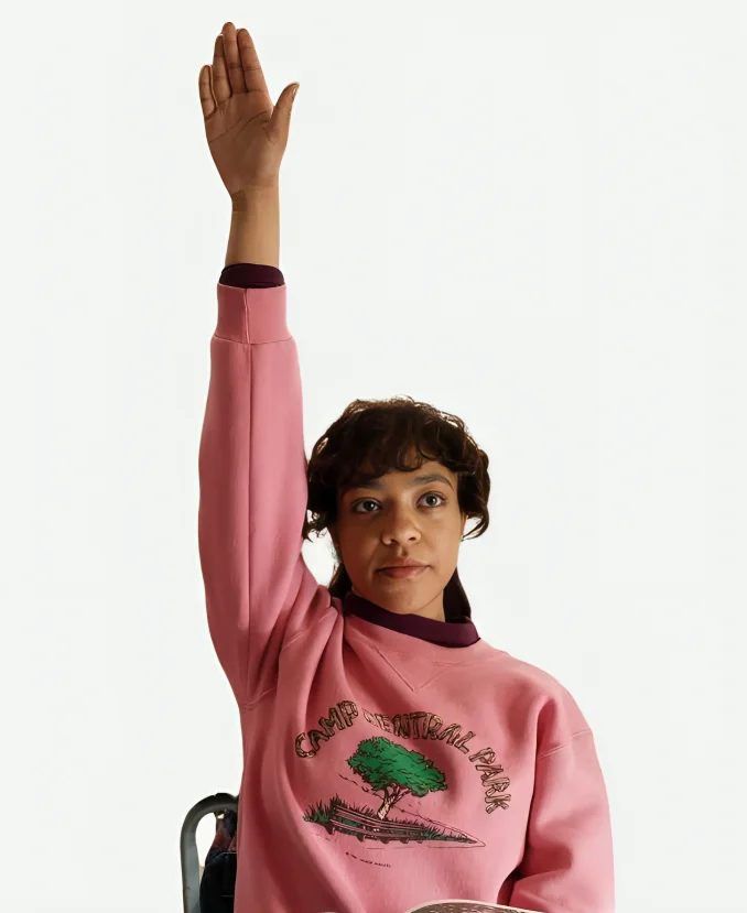 Erica Sinclair Stranger Things S05 Pink Sweatshirt