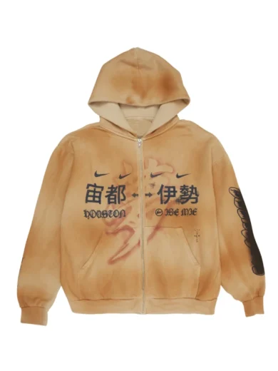 Fragment Nike Houston To Ise Mie Zip Travis Scott Cactus Jack Hoodie