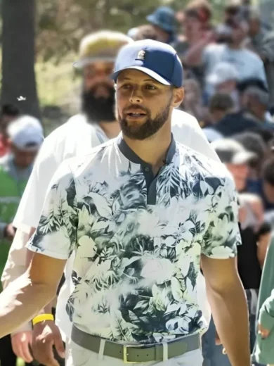 ACC Celebrity Golf Championship 2025 Stephen Curry Floral Shirt