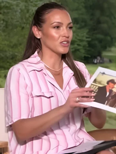 Access Daily 2025 Emily Orozco Striped Mini Dress