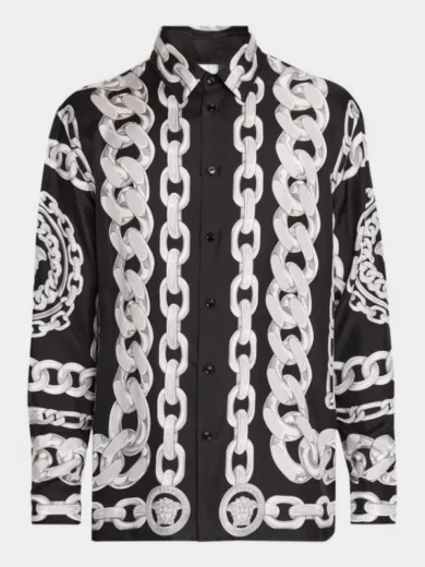 Access Daily 2025 Mike Sorrentino Silver Chain Print Shirt