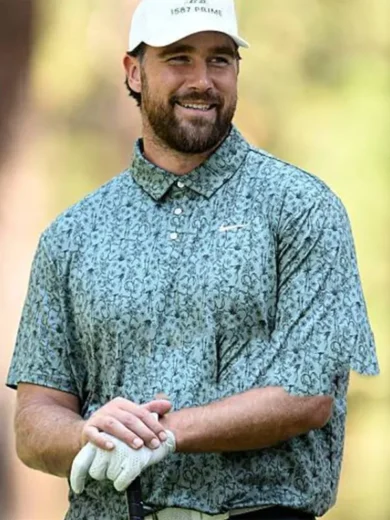 ACC 2025 Travis Kelce Floral Polo Shirt