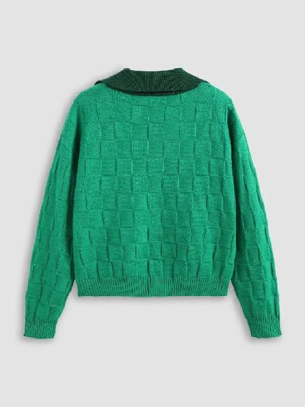 Abbott Elementary S5 Quinta Brunson Green Polo Sweater